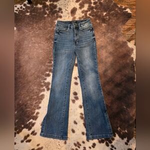 Judy Blue Women's Jeans Size 3 High Waist Slim Boot Split Hem Closet Clean Out